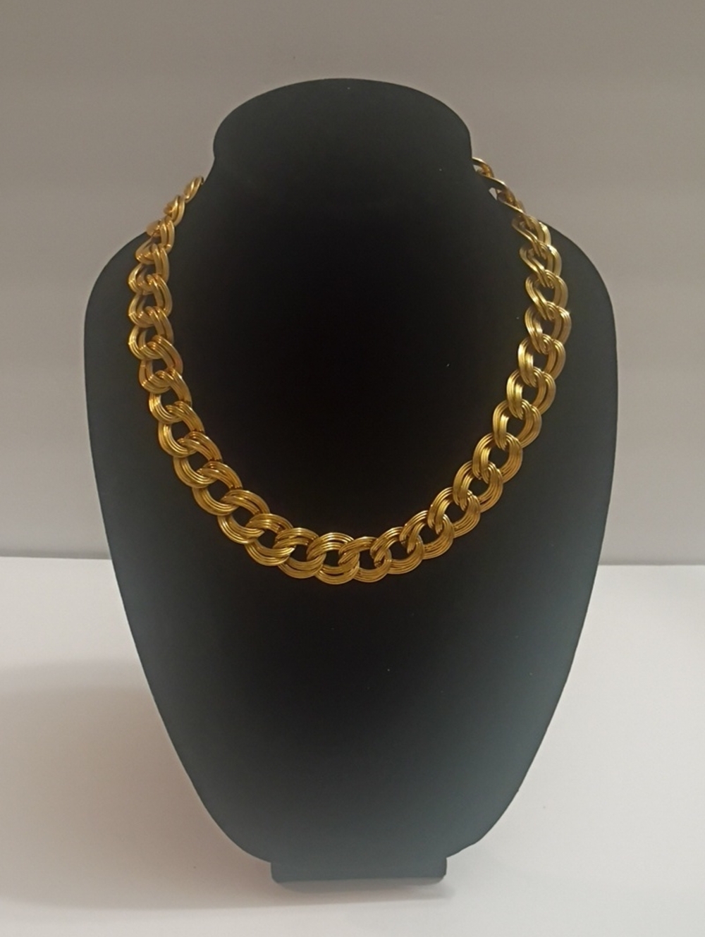 Monet Vintage Statement Gold-Tone Necklace